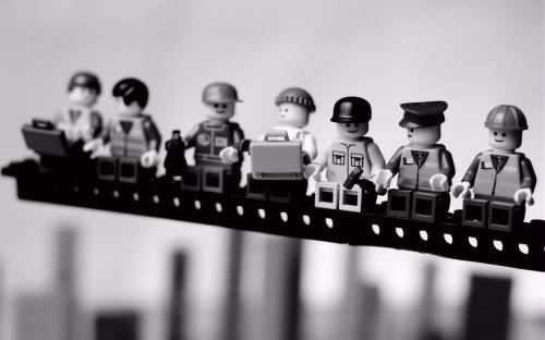 Строители на отдыхе LEGO