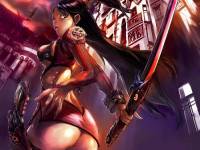 Девушка-самурай в опасносте