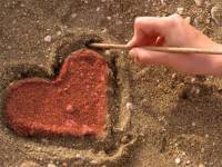 Сердце из песка
