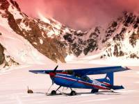 Cessna 185 Ski Plane, Mount McKinley, Alaska