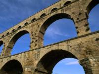 Roman Aqueduct, Nimes, France
