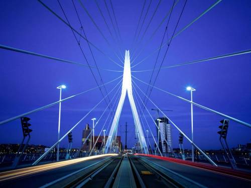 Нидерланды - Роттердам, мост Эразма